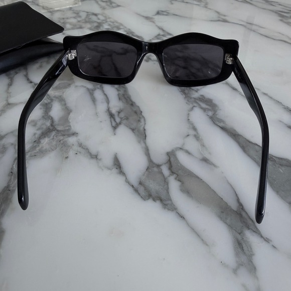 Moschino Sunglasses 8071R Black logo Womens Unisex Made‎ in Italy
